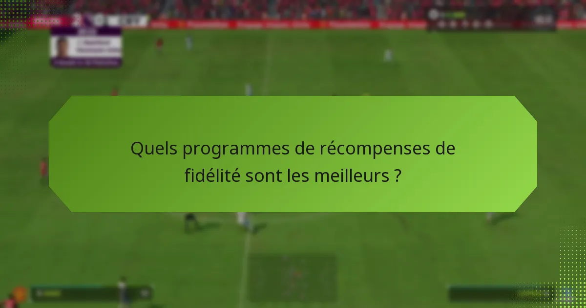 Quels programmes de récompenses de fidélité sont les meilleurs ?